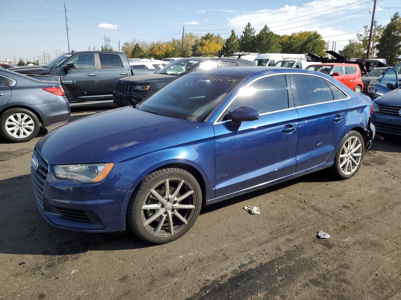 VIN WAUEFGFF3F1018792 2015 AUDI A3 no.1