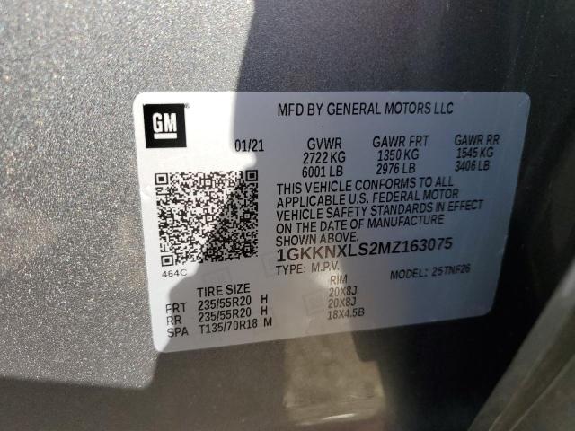 1GKKNXLS2MZ163075 GMC Acadia Den  13