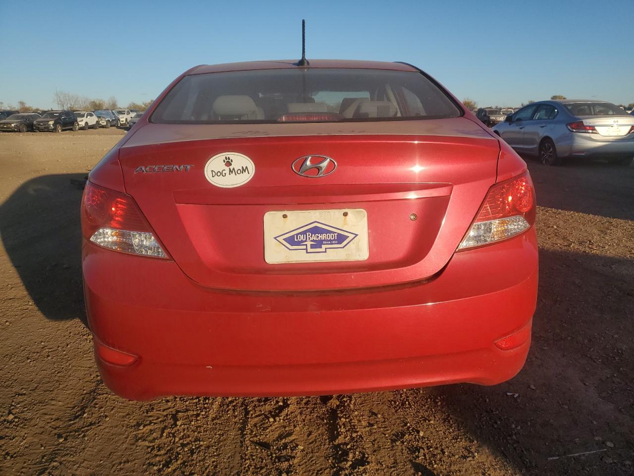 VIN KMHCT4AE0EU619568 2014 HYUNDAI ACCENT no.6