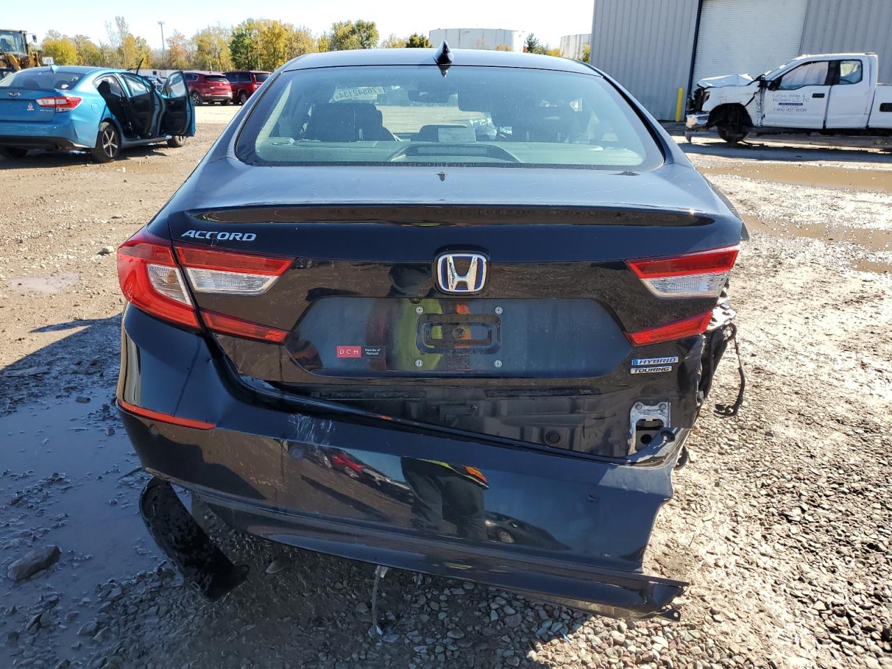 2022 Honda Accord Touring Hybrid VIN: 1HGCV3F91NA002008 Lot: 76542134