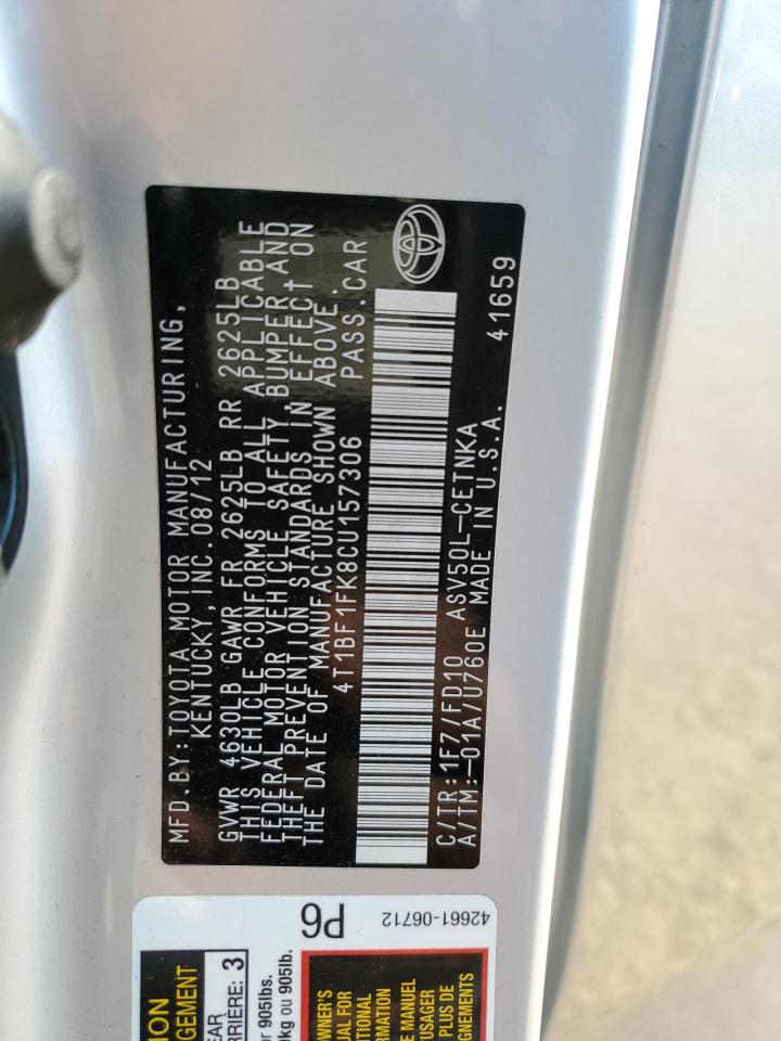 2012 Toyota Camry - Image 12