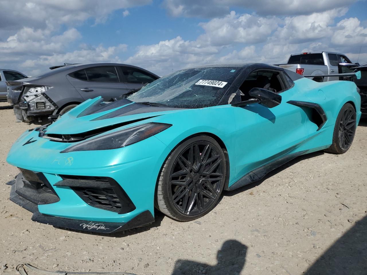 2023 Chevrolet Corvette Stingray 3Lt na sprzedaż w San Antonio, TX - Front End
