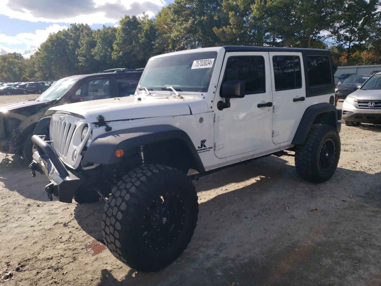 2017 Jeep Wrangler Unlimited Sport zu verkaufen in North Billerica, MA - Front End