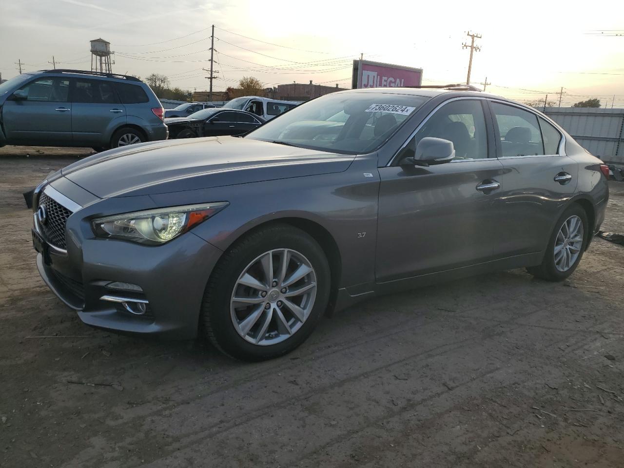 2014 Infiniti Q50 Base VIN: JN1BV7AR1EM704131 Lot: 73602624