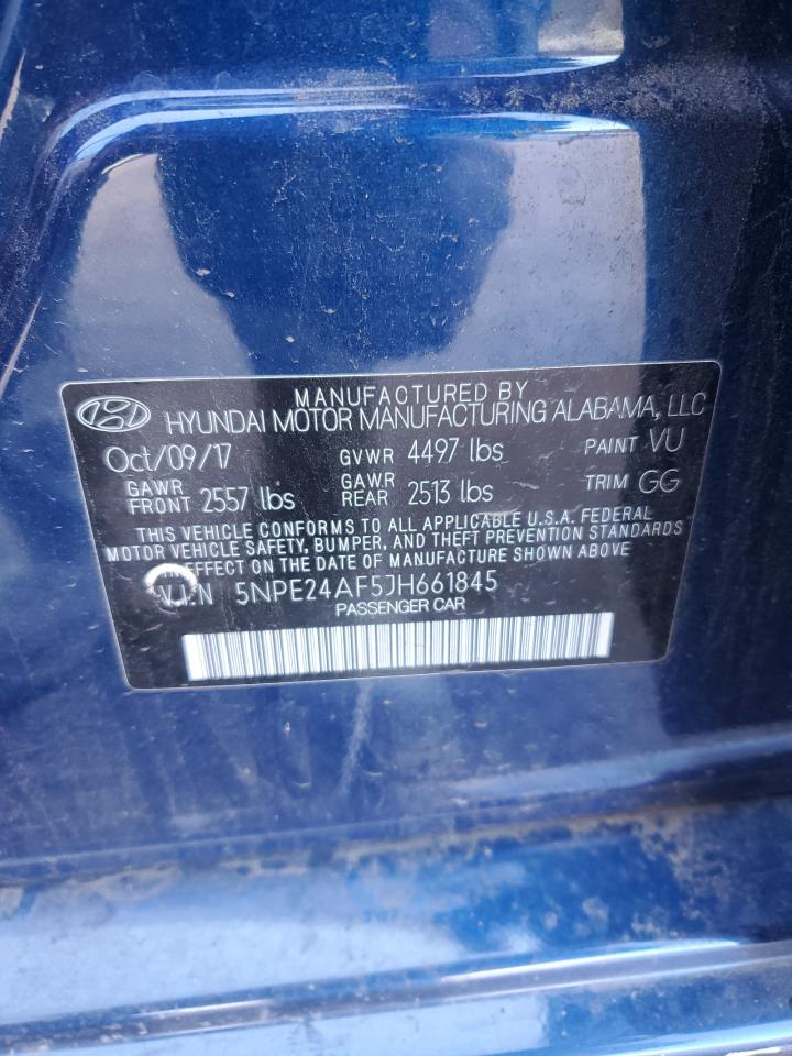 5NPE24AF5JH661845 2018 Hyundai Sonata Se