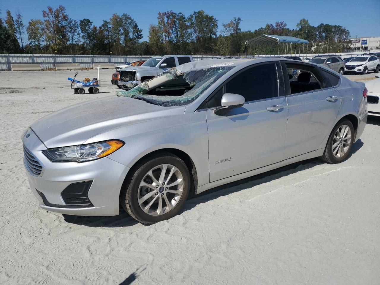 2019 Ford Fusion Se VIN: 3FA6P0LU5KR196689 Lot: 75442804