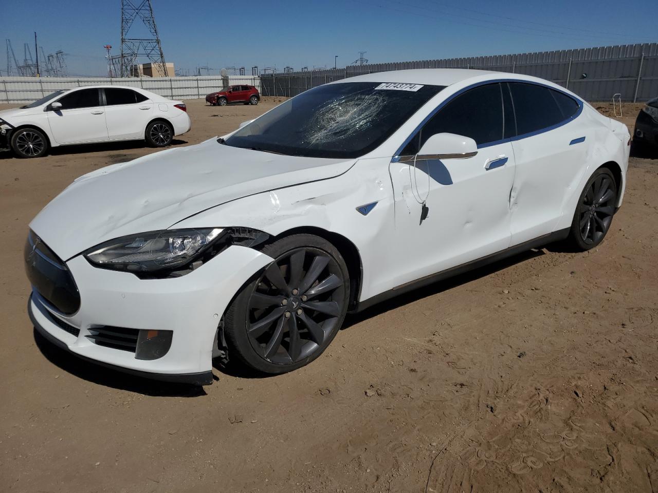 5YJSA1E1XFF105667 2015 TESLA MODEL S - Image 1