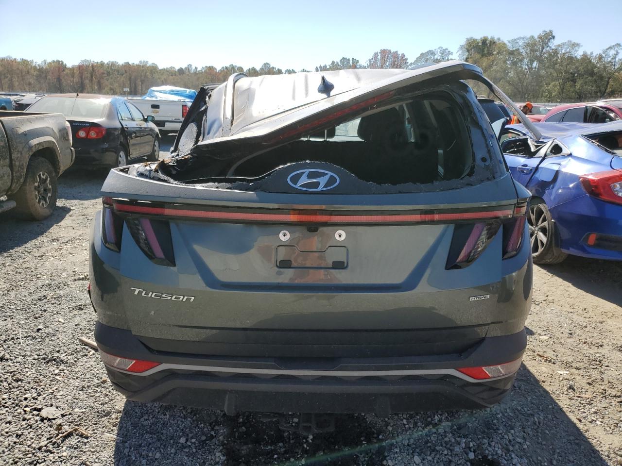 2022 Hyundai Tucson Sel VIN: 5NMJBCAEXNH121166 Lot: 77551004