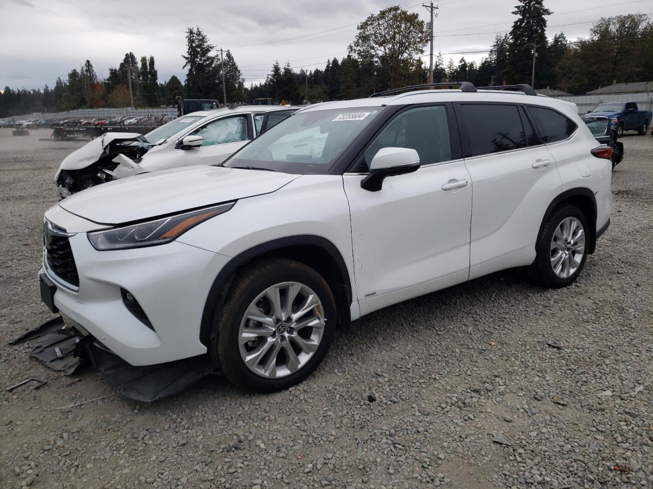 2022 Toyota Highlander Hybrid Limited VIN: 5TDXBRCH1NS545336 Lot: 73255604