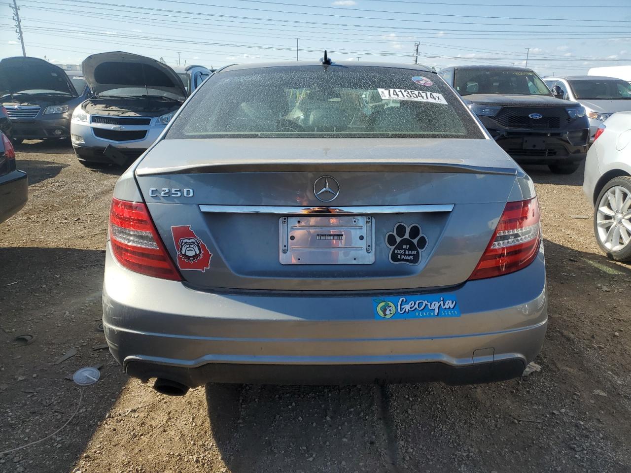 2014 Mercedes-Benz C 250 VIN: WDDGF4HB8EG219528 Lot: 74135474