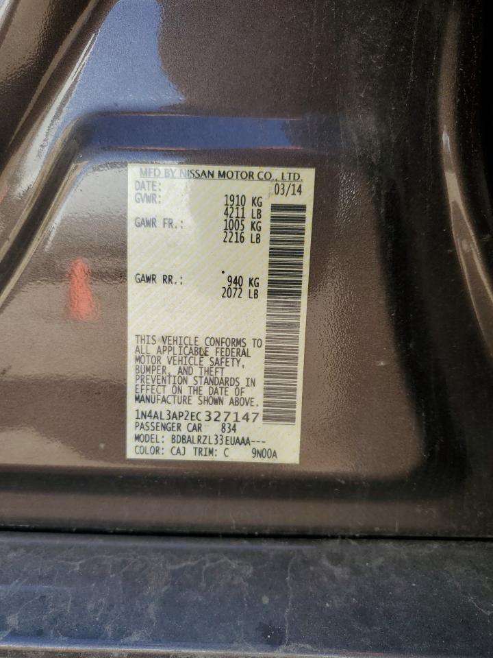 1N4AL3AP2EC327147 2014 Nissan Altima 2.5