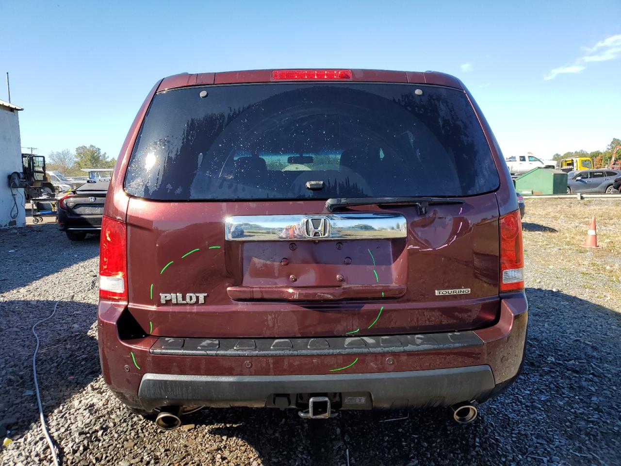 2009 Honda Pilot Touring VIN: 5FNYF38939B010283 Lot: 73181844