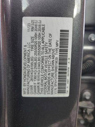 5FNYG1H76RB019639 Honda Pilot TOUR 15