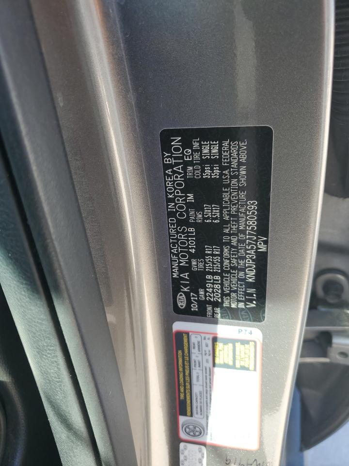 2018 Kia Soul + VIN: KNDJP3A57J7580593 Lot: 77275304