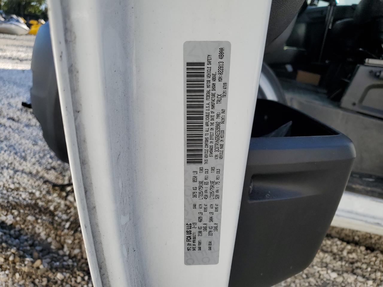 3C6TRVNG5KE528902 2019 Ram Promaster 1500 1500 Standard