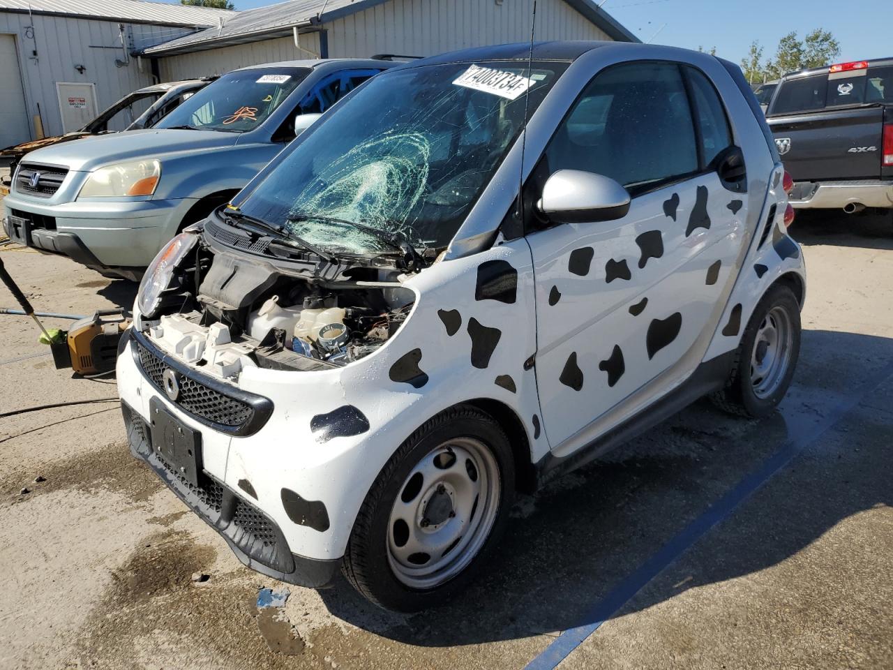 2013 Smart Fortwo Pure للبيع في Pekin، IL - Front End