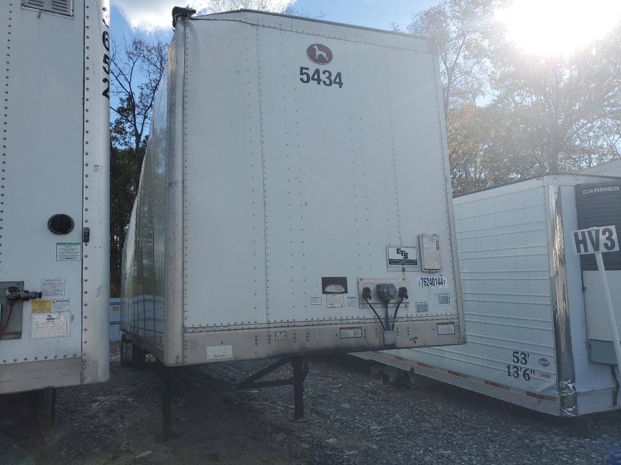 2018 Great Dane Trailer Dry Van na sprzedaż w Grantville, PA - Rollover