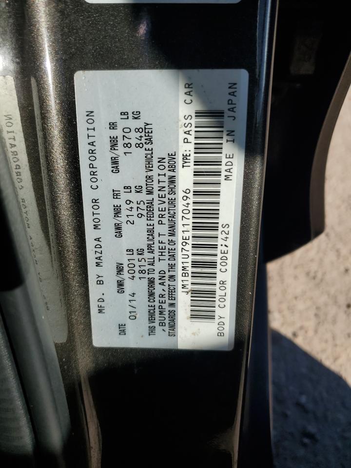 2014 Mazda 3 Sport VIN: JM1BM1U79E1170496 Lot: 75426834