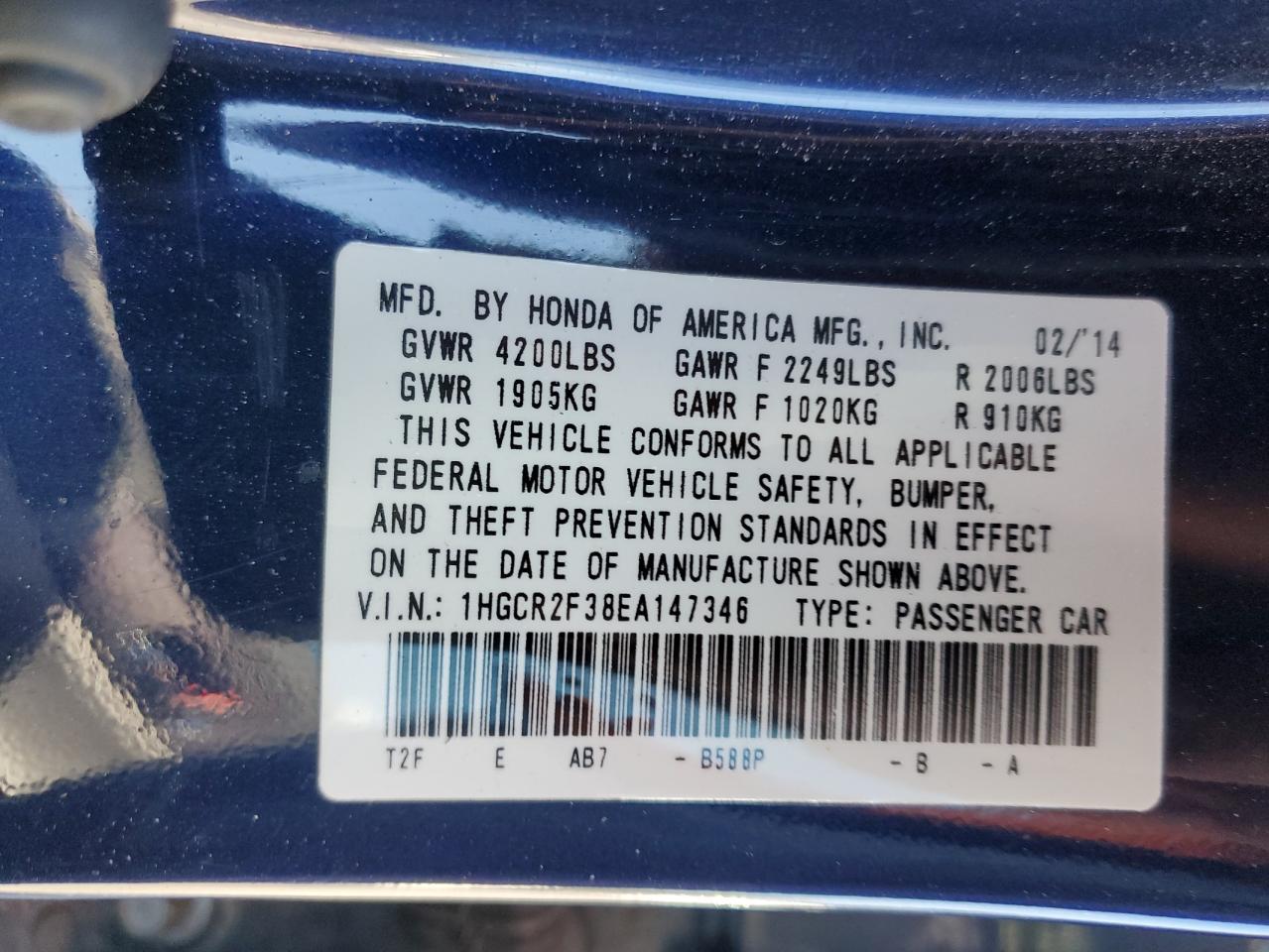 2014 Honda Accord - Image 13