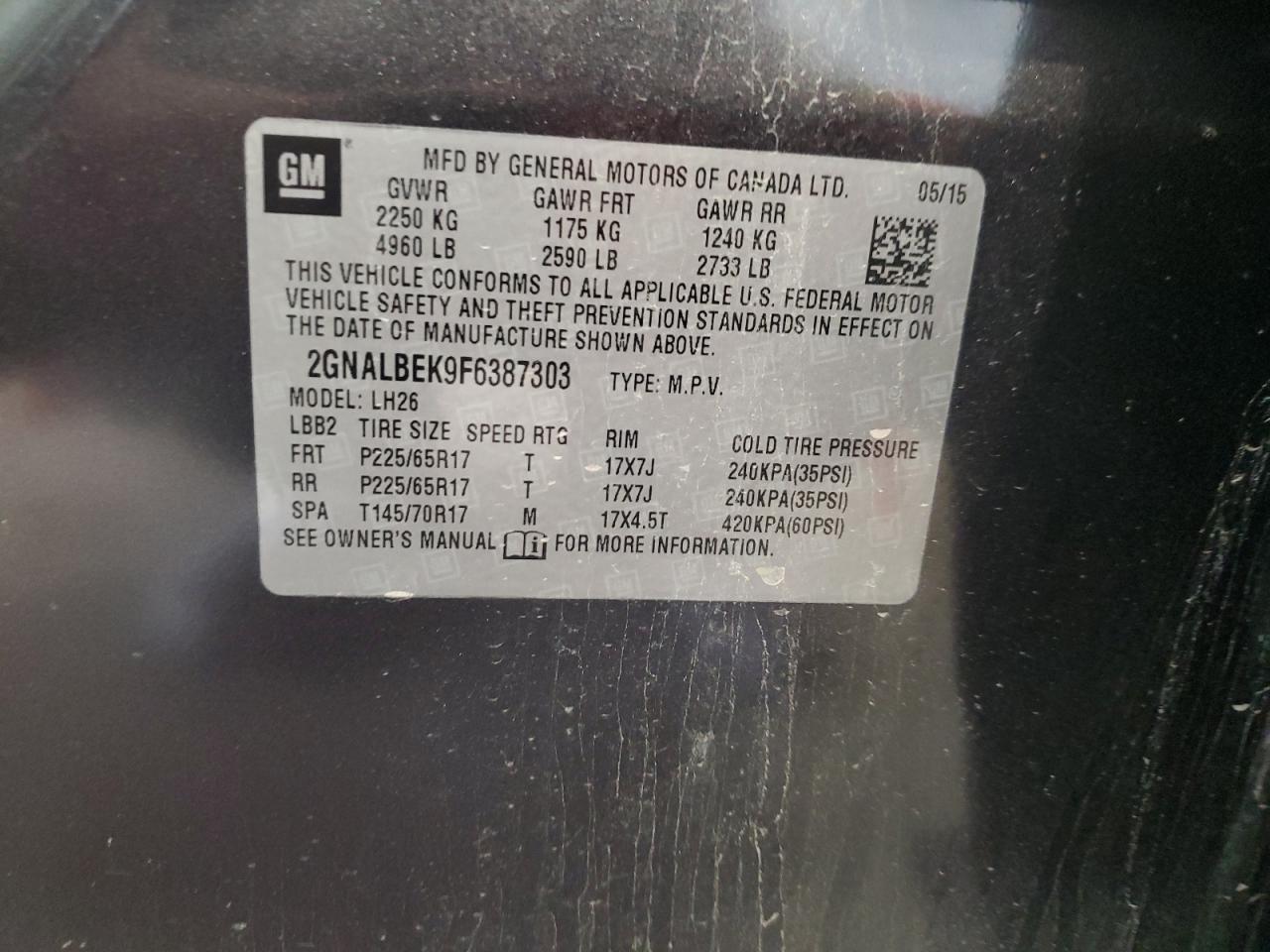 2015 Chevrolet Equinox - Image 13