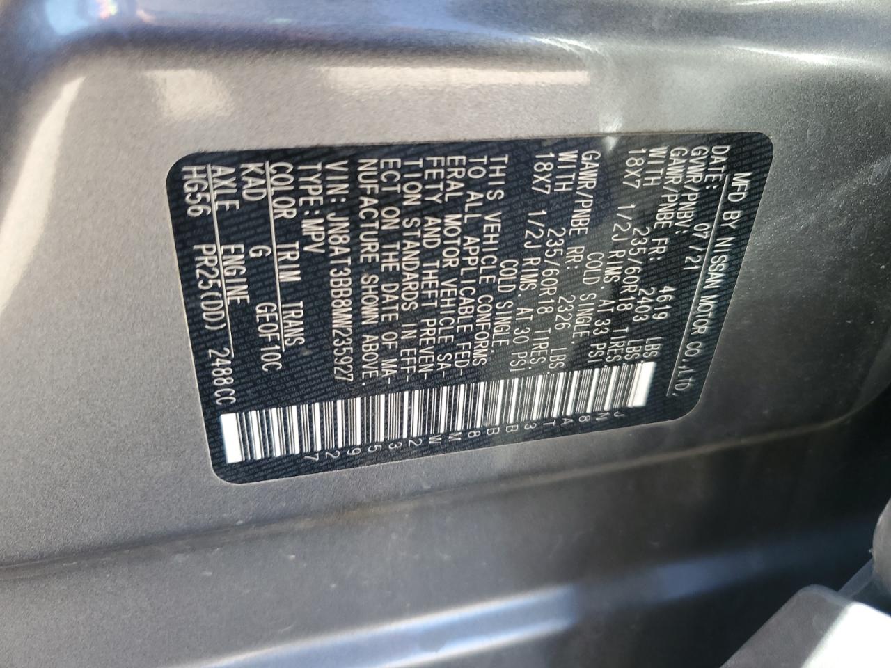 2021 Nissan Rogue - Image 15