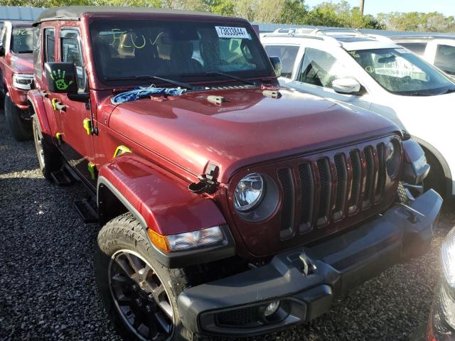  JEEP WRANGLER 2021 Бордовий