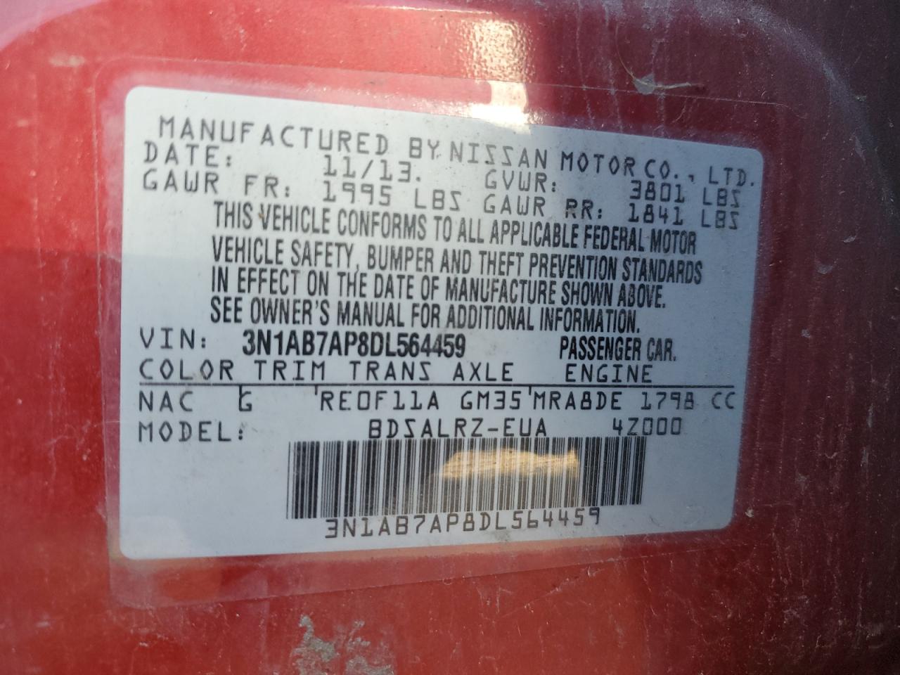 2013 Nissan Sentra - Image 12