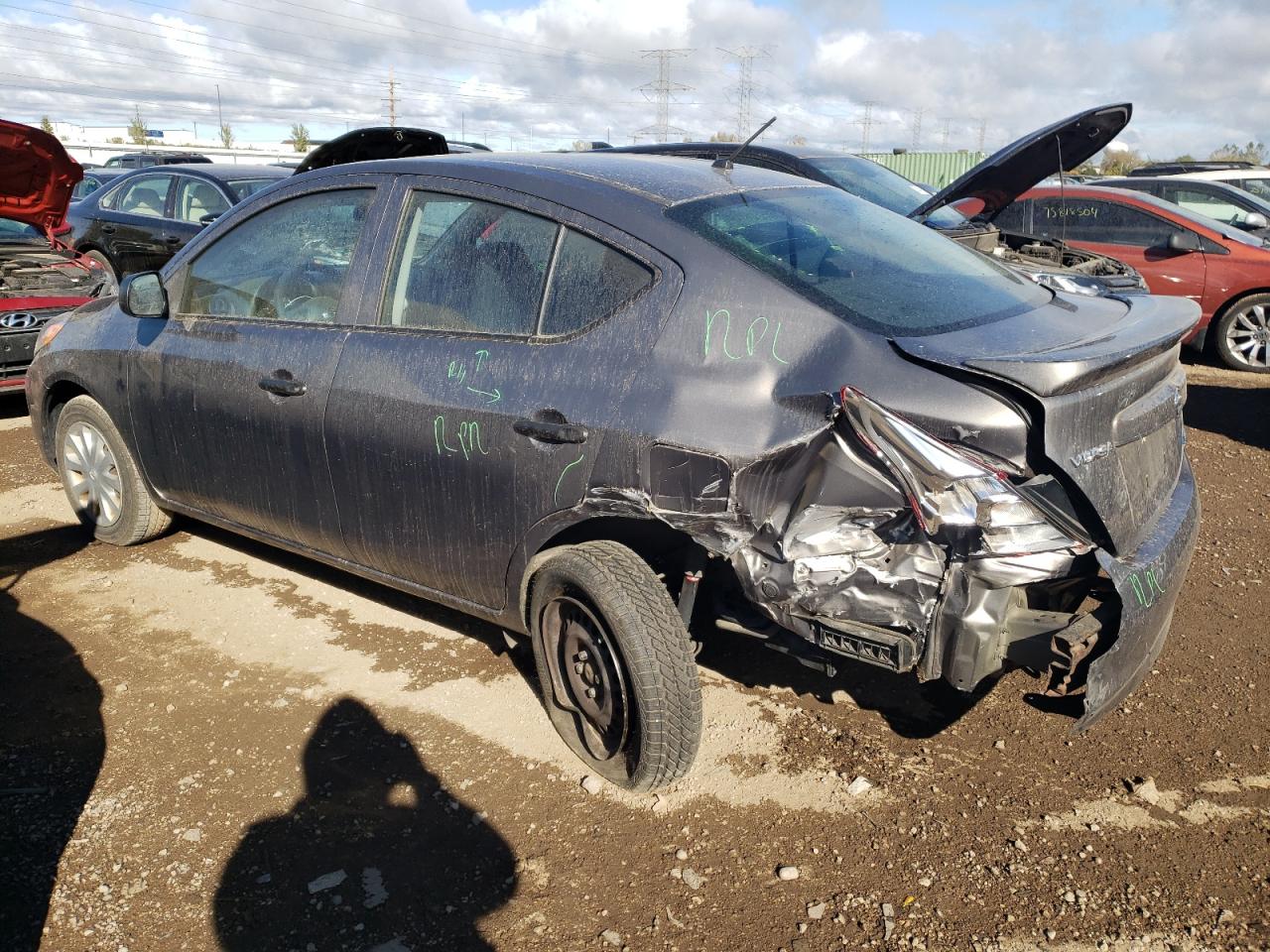 2014 Nissan Versa S VIN: 3N1CN7APXEL857491 Lot: 75984664