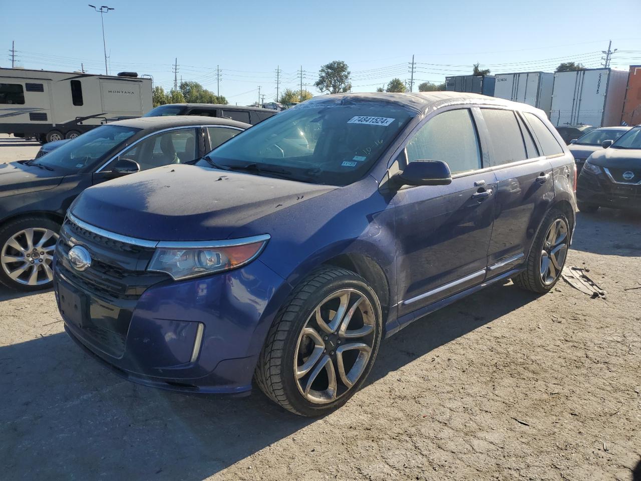 VIN 2FMDK3AK8DBB53366 2013 FORD EDGE no.1