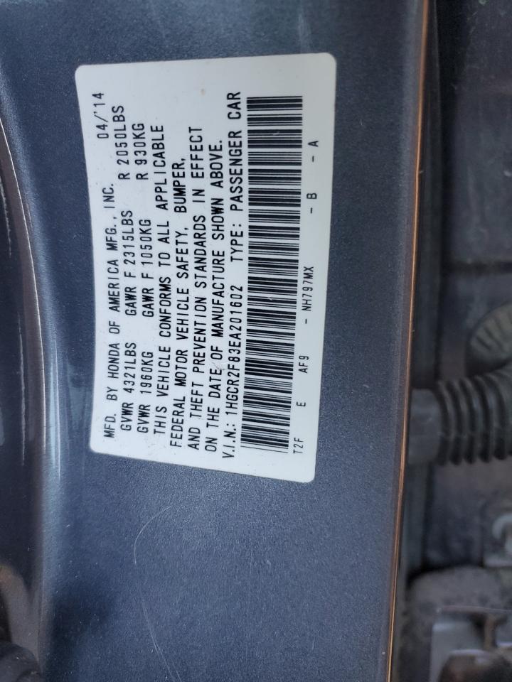 1HGCR2F83EA201602 2014 Honda Accord Exl