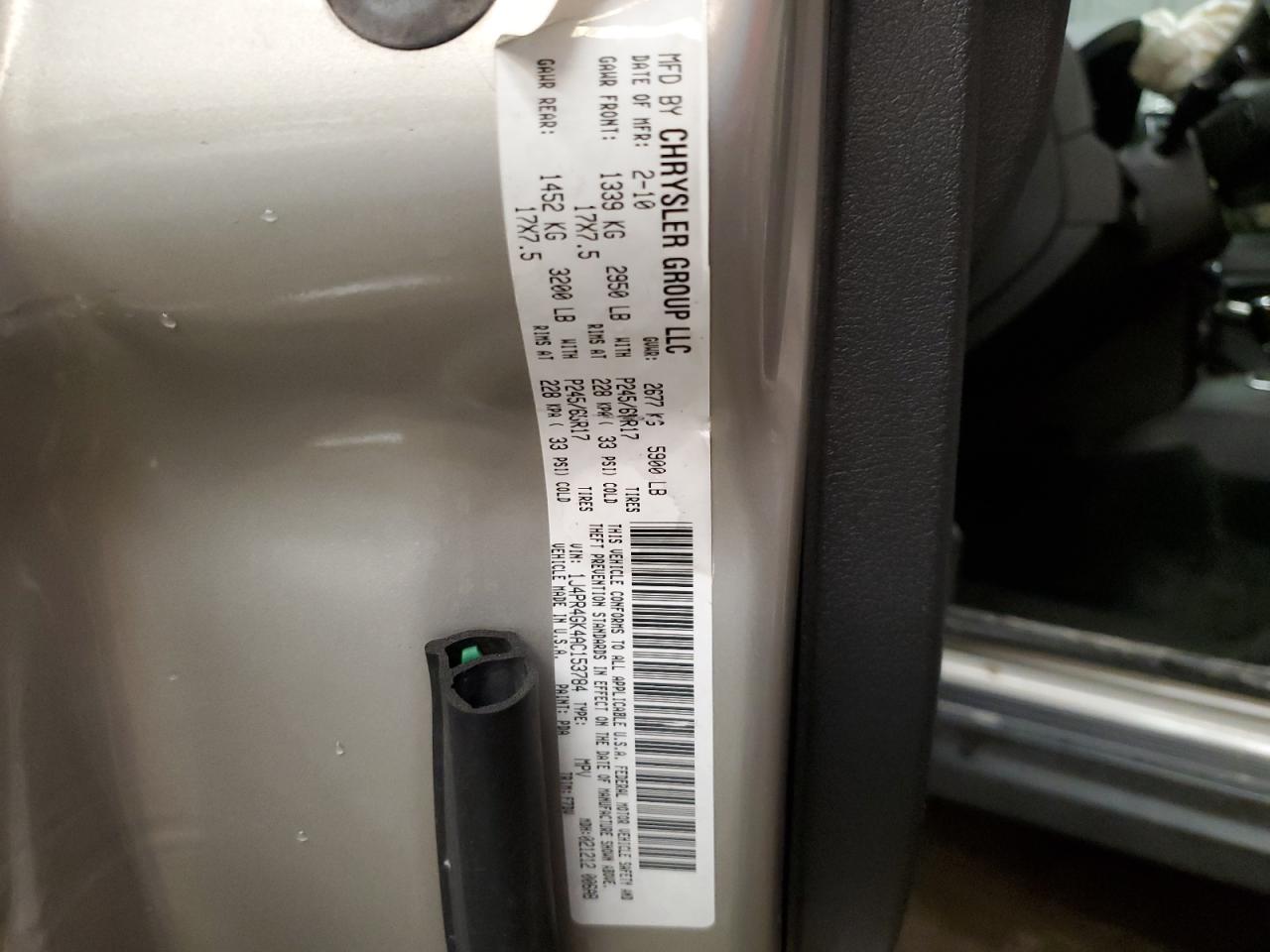 2010 Jeep Grand Cherokee Laredo VIN: 1J4PR4GK4AC153784 Lot: 78222804