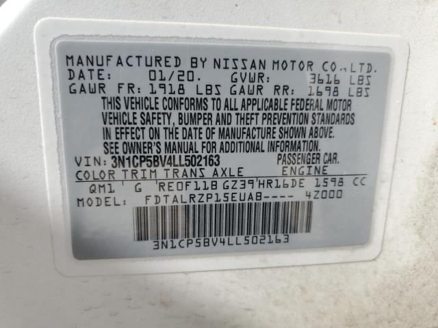 3N1CP5BV4LL502163 Nissan Kicks S 12