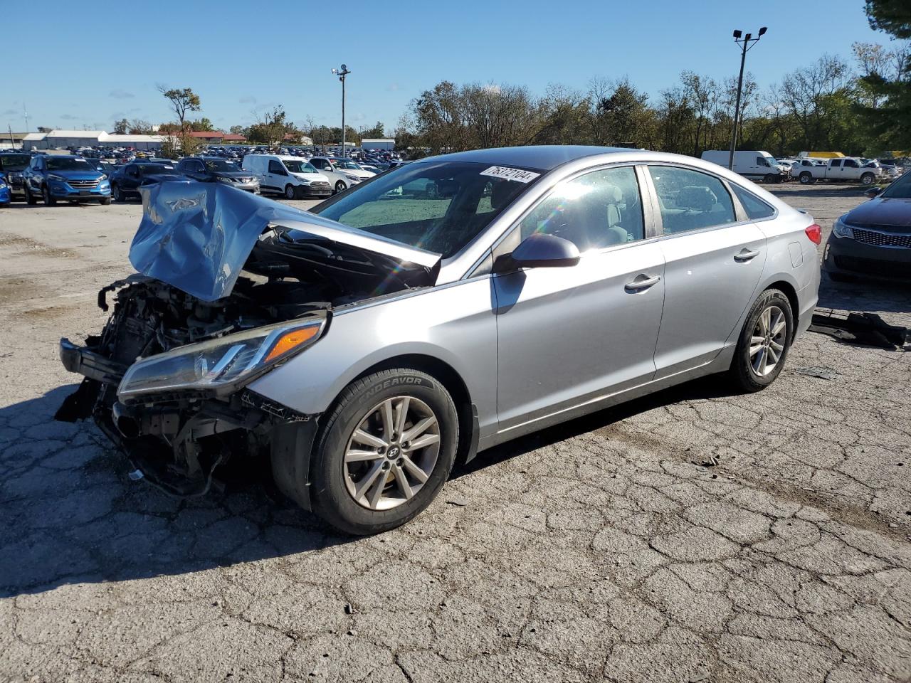 2017 Hyundai Sonata Se VIN: 5NPE24AFXHH591043 Lot: 76372104