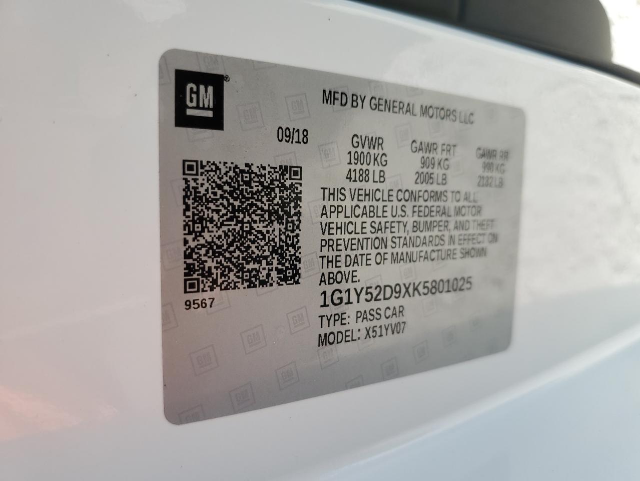 2019 Chevrolet Corvette - Image 13