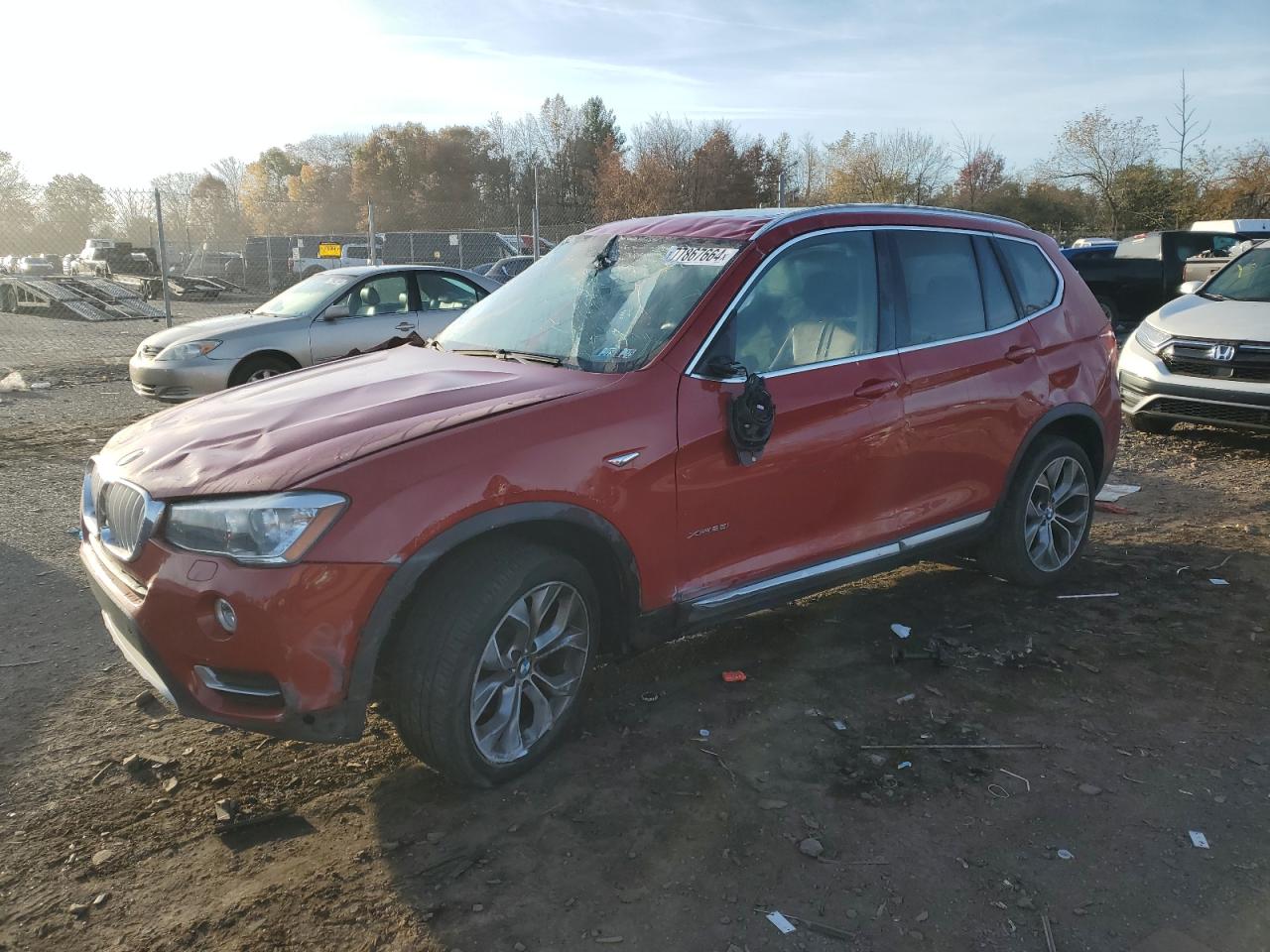 VIN 5UXWX9C56G0D93614 2016 BMW X3 no.1