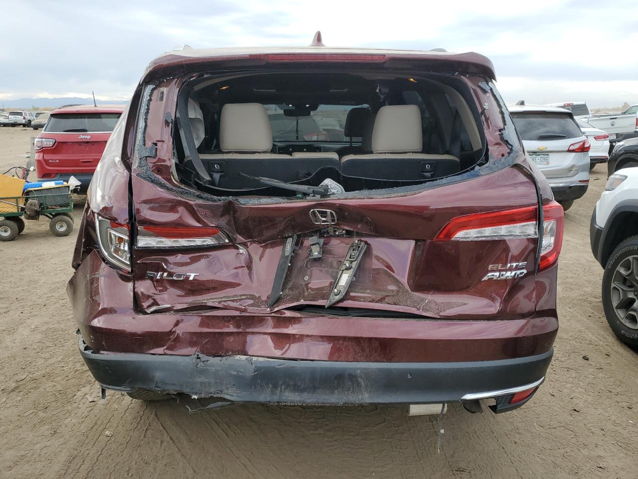 5FNYF6H01KB092829 2019 Honda Pilot Elite