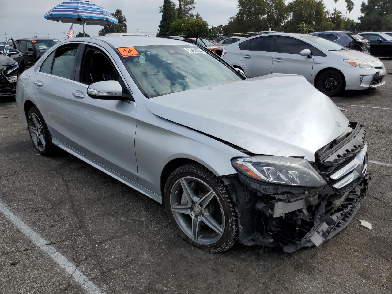 VIN 55SWF4KB7FU029356 2015 MERCEDES-BENZ C-CLASS no.4