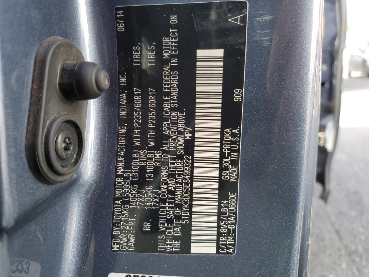 2014 Toyota Sienna - Image 13