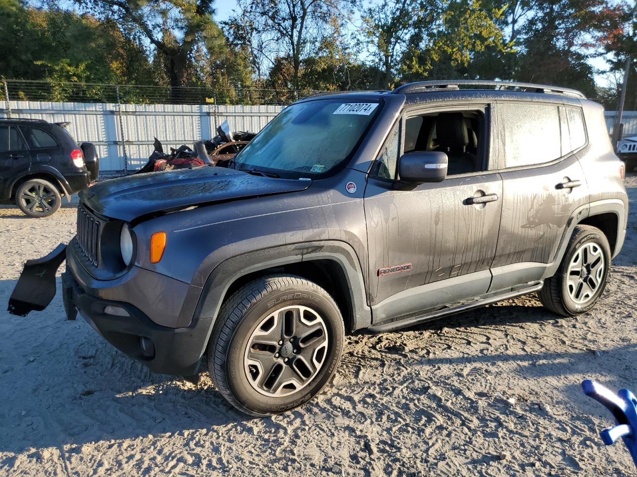 2016 Jeep Renegade Trailhawk VIN: ZACCJBCT7GPD22781 Lot: 77102074