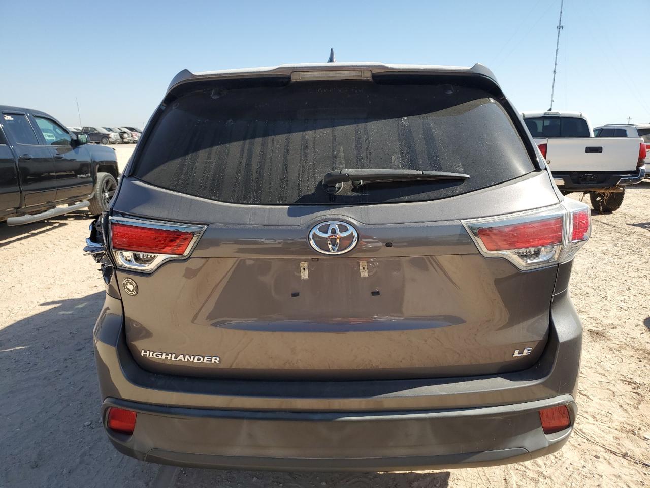 2016 Toyota Highlander Le VIN: 5TDZKRFH3GS122023 Lot: 77523244