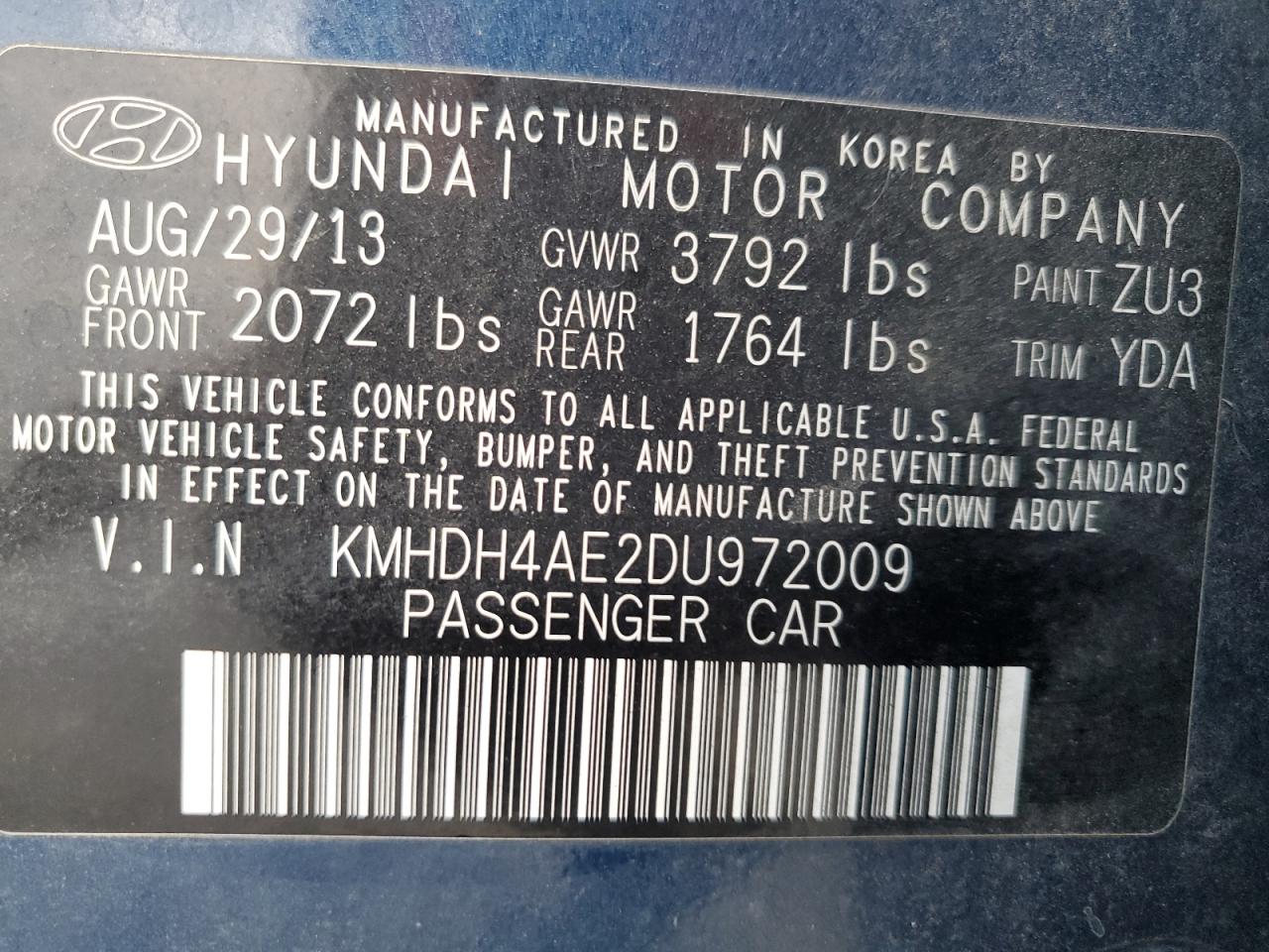 2013 Hyundai Elantra - Image 14