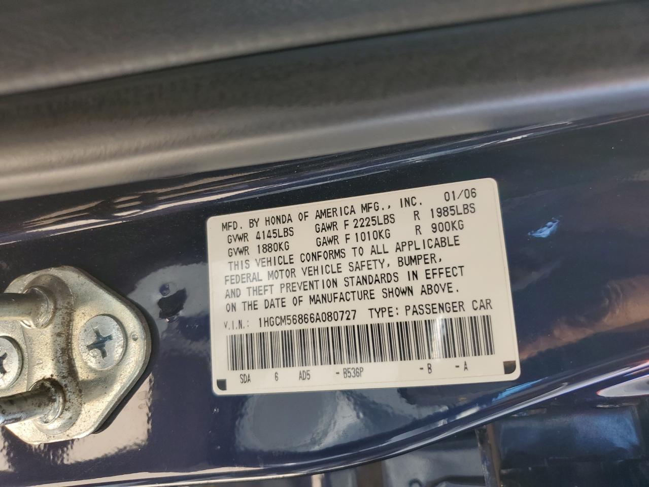 2006 Honda Accord - Image 13