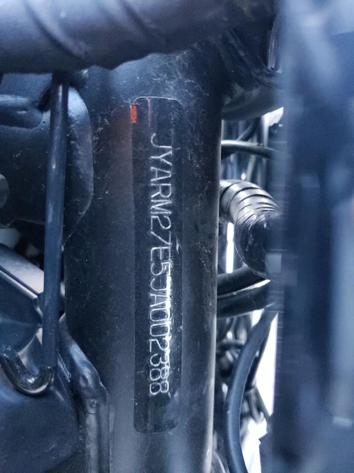 2018 Yamaha Mt07 VIN: JYARM27E5JA002388 Lot: 76199184