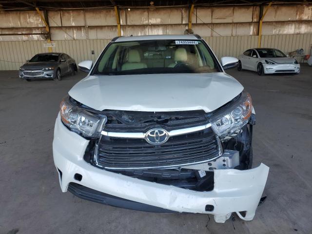  TOYOTA HIGHLANDER 2016 Белы