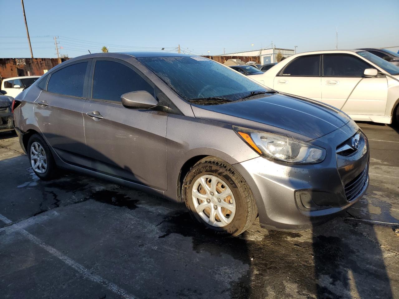 VIN KMHCT4AE2EU713418 2014 HYUNDAI ACCENT no.4