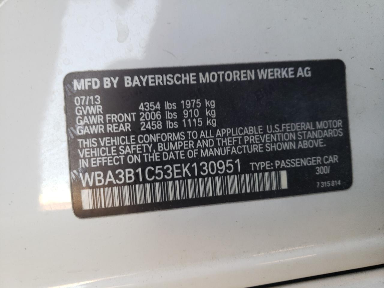 2014 BMW 3er - Image 12