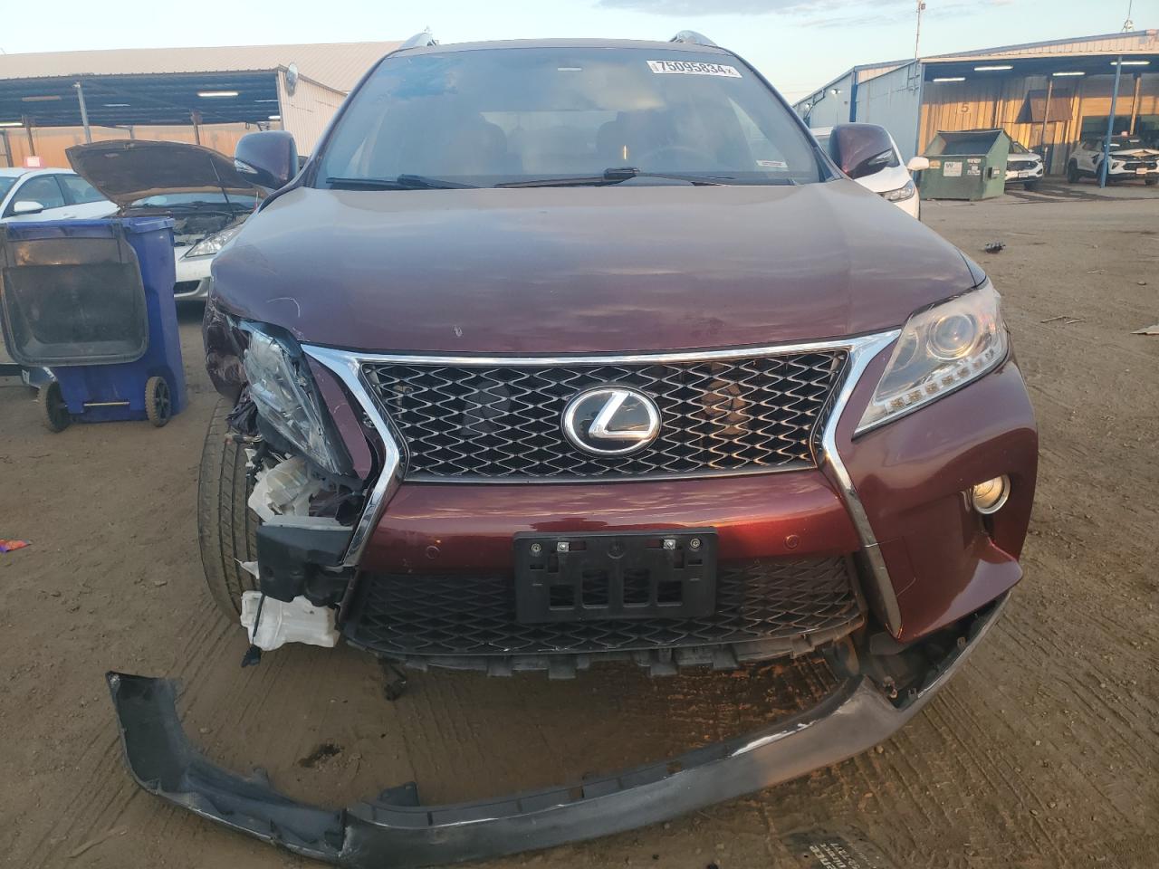 VIN 2T2BK1BA8DC208195 2013 LEXUS RX350 no.5