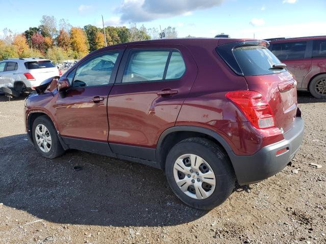  CHEVROLET TRAX 2016 Бургунди