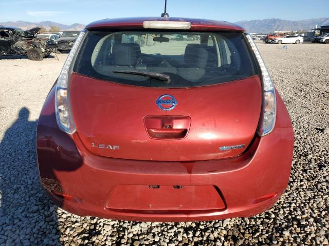  NISSAN LEAF 2013 Red