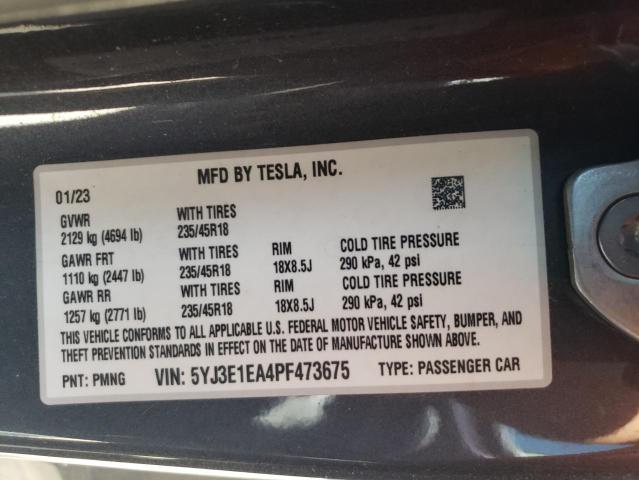 5YJ3E1EA4PF473675 Tesla Model 3  13